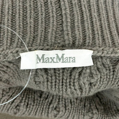 Max Mara Dress Gray Beige Long Knit — view 3