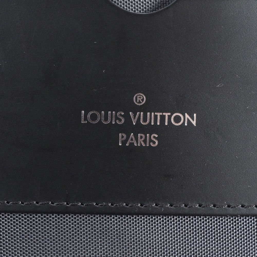 Louis Vuitton Damier Graphite Pegase 55 Leather Suitcase Bag — view 9