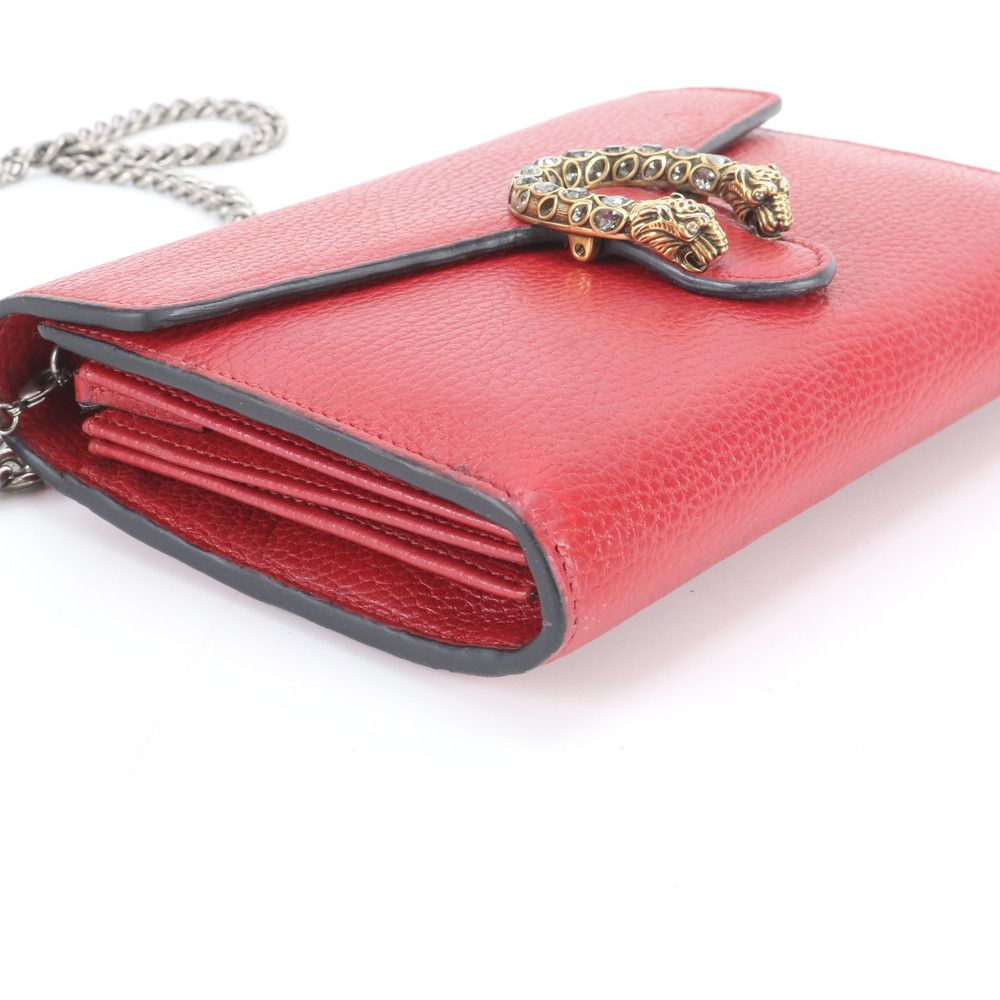 Gucci Che Wallet Shoulder Bag Leather Crossbody — view 4