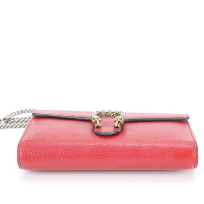 Gucci Che Wallet Shoulder Bag Leather Crossbody — view 5