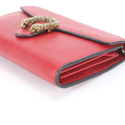 Gucci Che Wallet Shoulder Bag Leather Crossbody — view 6