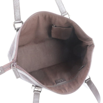 Gucci GG Canvas Abbey Leather Tote Shoulder Brown — view 7