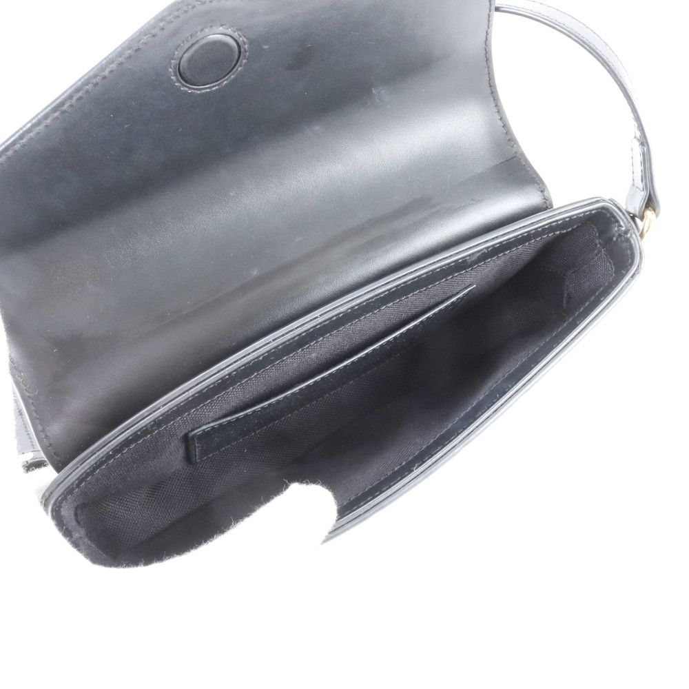 Gucci GG Mini Leather Shoulder Bag Crossbody Black — view 7