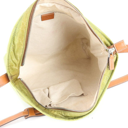 Gucci GG Nylon Leather Shoulder Bag Crossbody Tote — view 7
