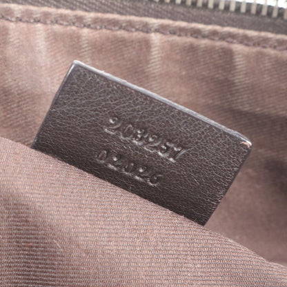 Gucci GG Canvas Abbey Leather Shoulder Bag Crossbody Brown — view 9