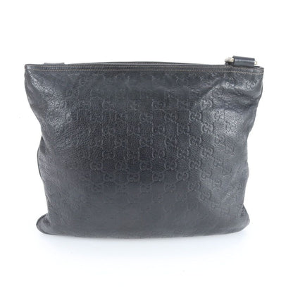 Gucci Guccissima Leather Shoulder Bag Crossbody Black — view 3