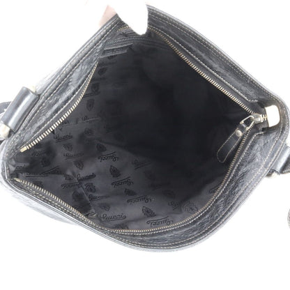 Gucci Guccissima Leather Shoulder Bag Crossbody Black — view 7