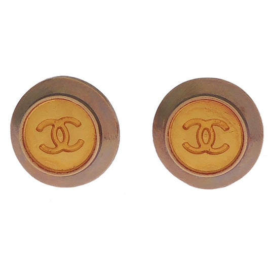Chanel Earrings Brown