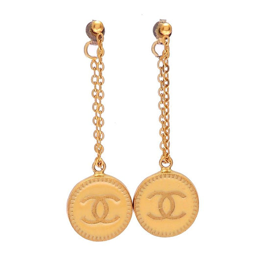 Chanel Earrings Brown