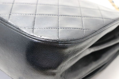 Chanel Stand Quilted GD Leather Che Handbag — view 9