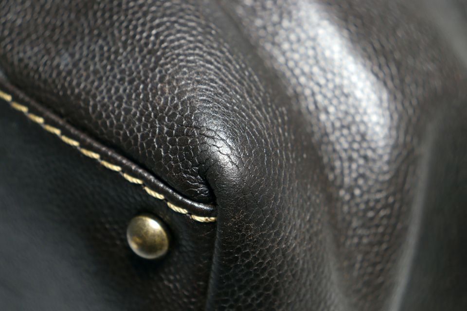 Chanel Stand Caviar Leather Tote — view 4