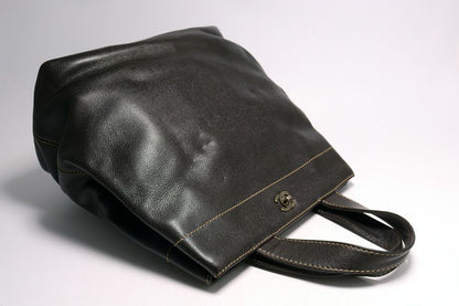 Chanel Stand Caviar Leather Tote — view 6