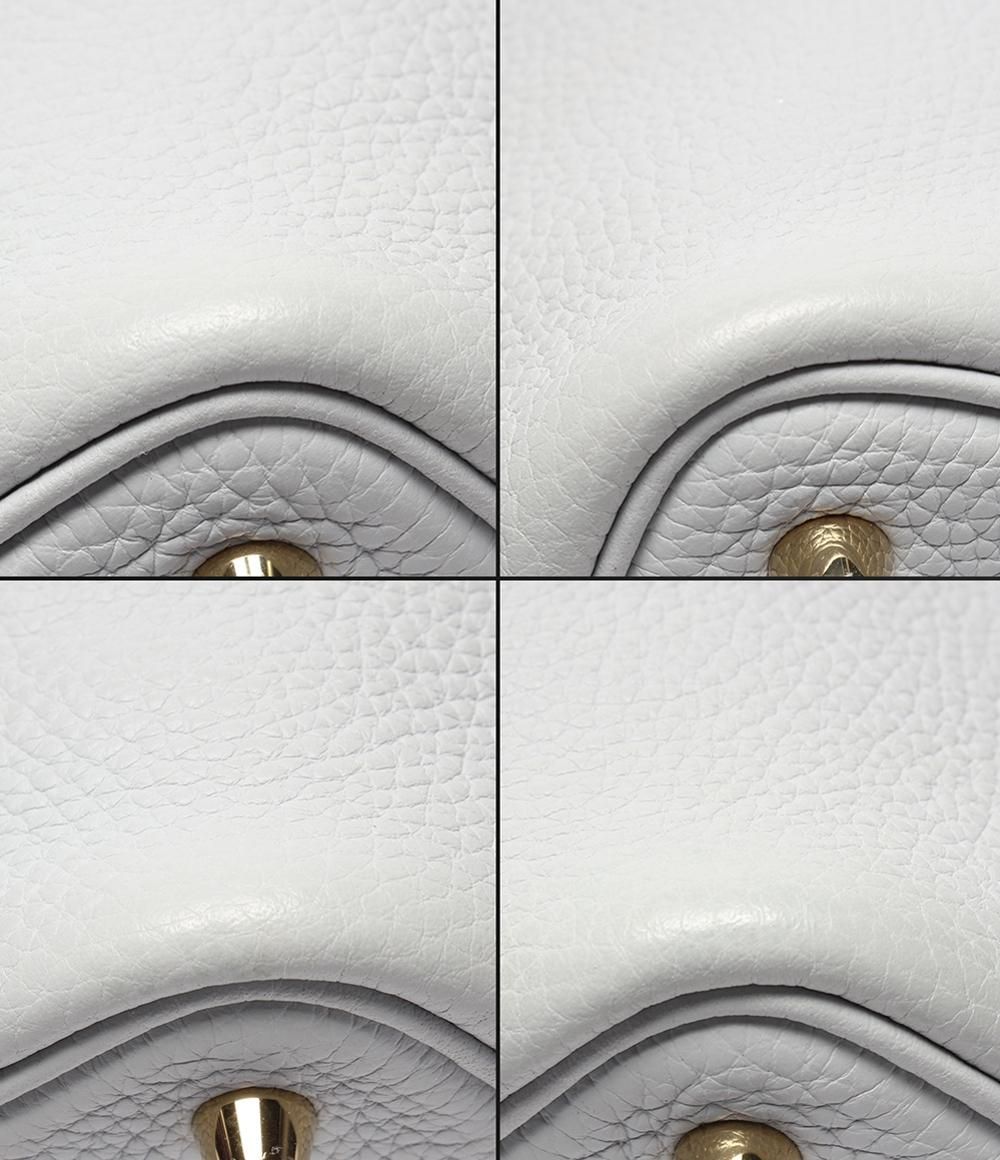 Hermes Handbag Silver Taurillon Clemence Picotin Lock PM — view 5