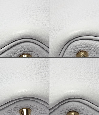 Hermes Handbag Silver Taurillon Clemence Picotin Lock PM — view 5