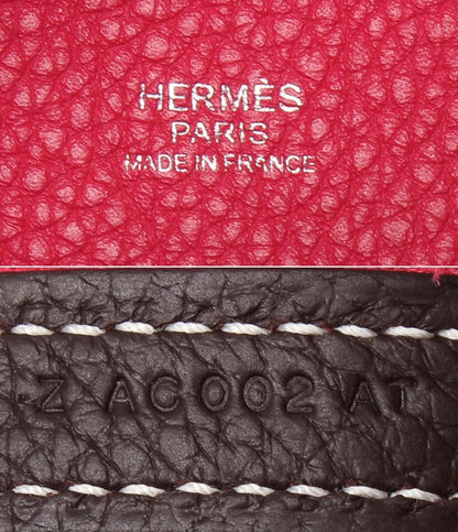 Hermes Handbag Silver Taurillon Clemence Picotin Lock PM Kazak — view 4