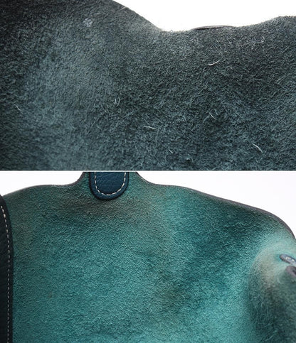 Hermes Handbag Silver Taurillon Clemence Picotin Lock PM Kazak — view 7