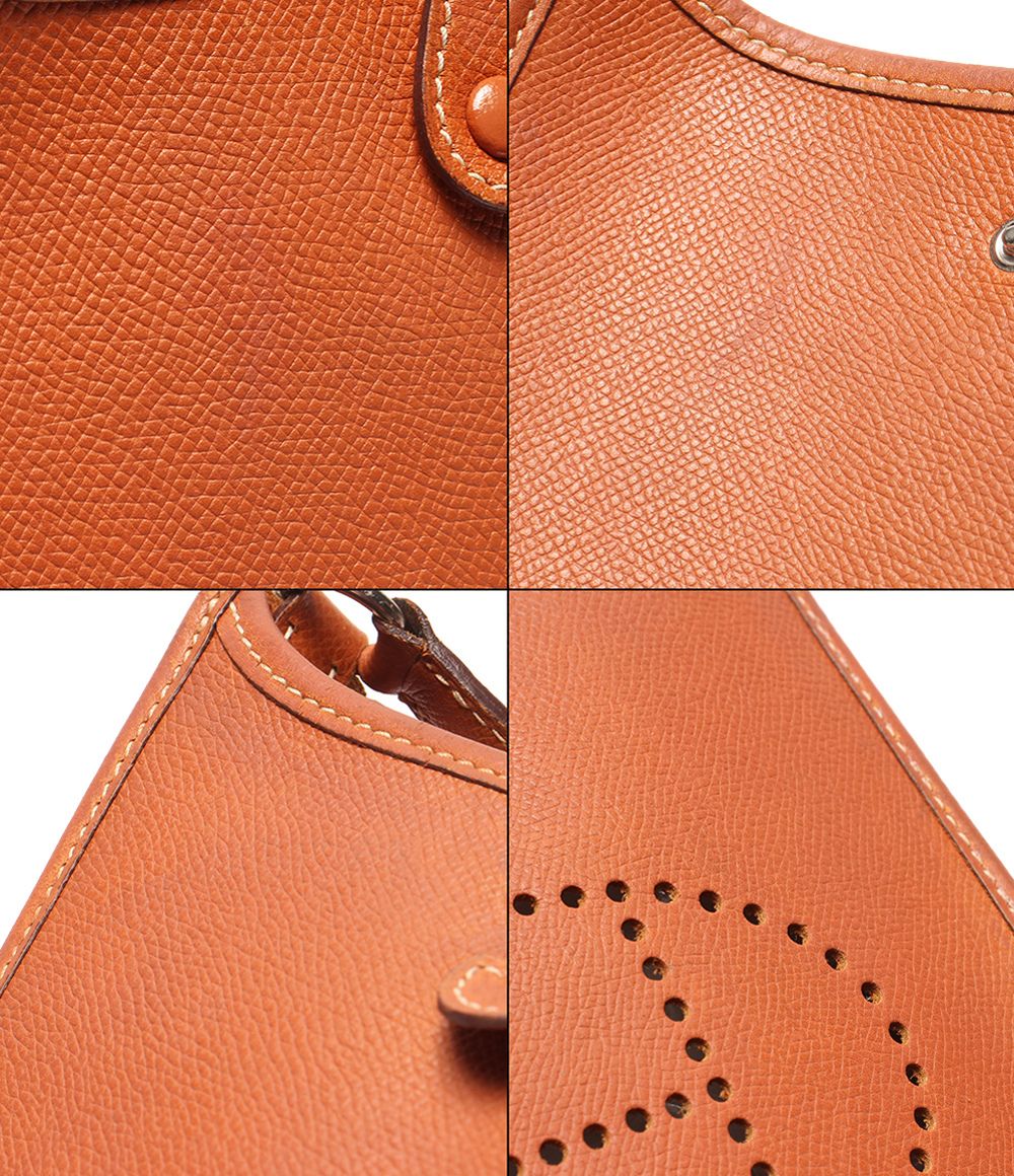 Hermes Shoulder Bag Crossbody Silver Evelyne TPM — view 7