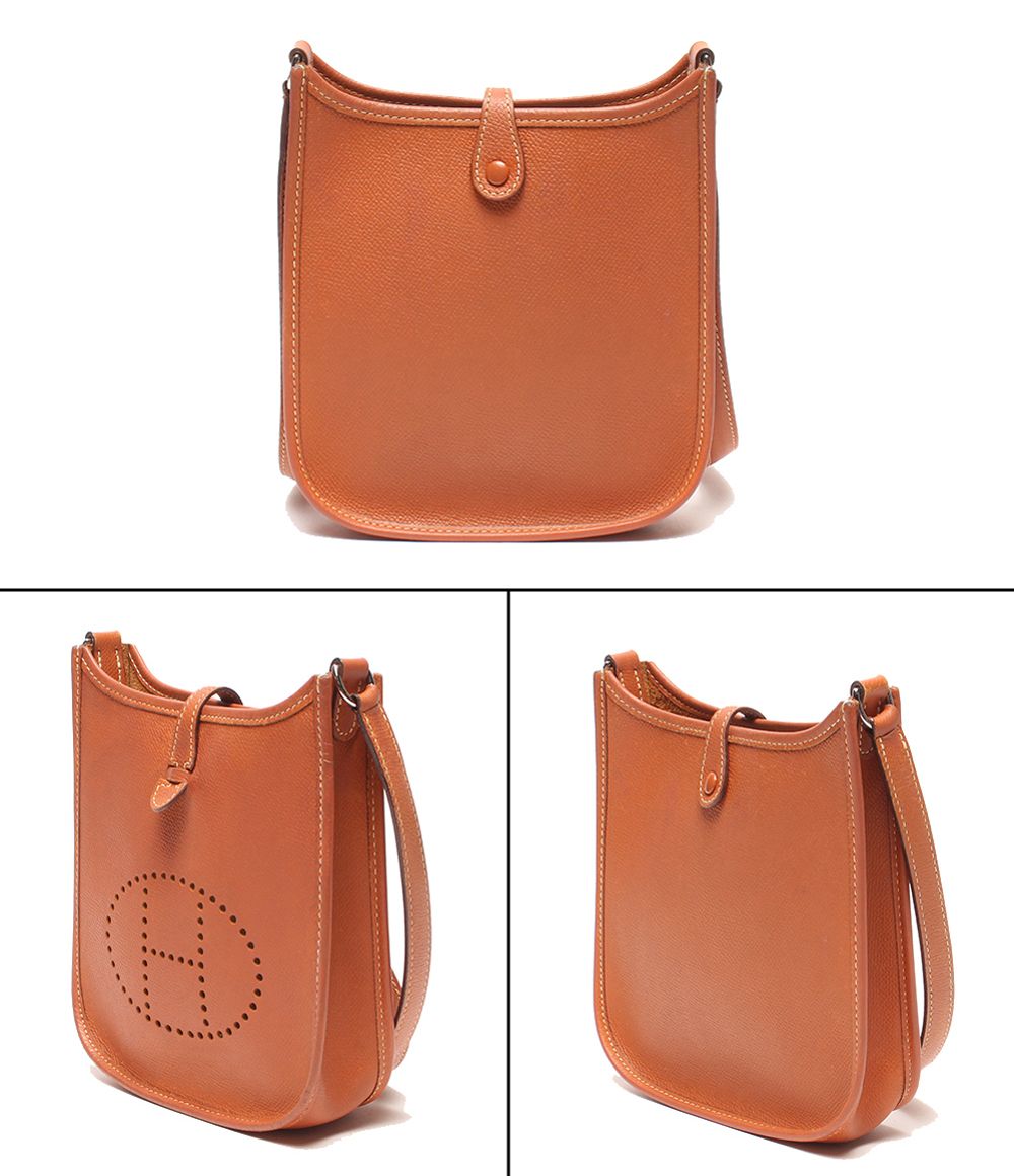 Hermes Shoulder Bag Crossbody Silver Evelyne TPM — view 2