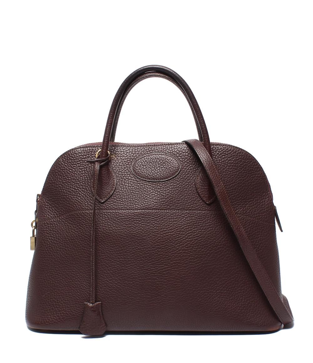 Hermes 2-Way Shoulder Bag Gold Bolide 35