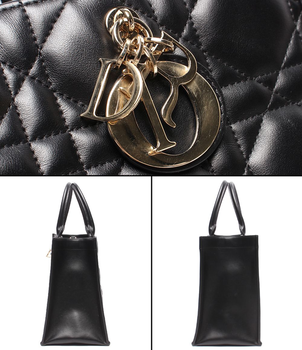 Dior 2-Way Tote Shoulder Book Macro Cannage — view 6