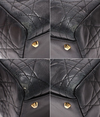 Dior 2-Way Shoulder Bag Dio Cannage LadyChristian — view 5