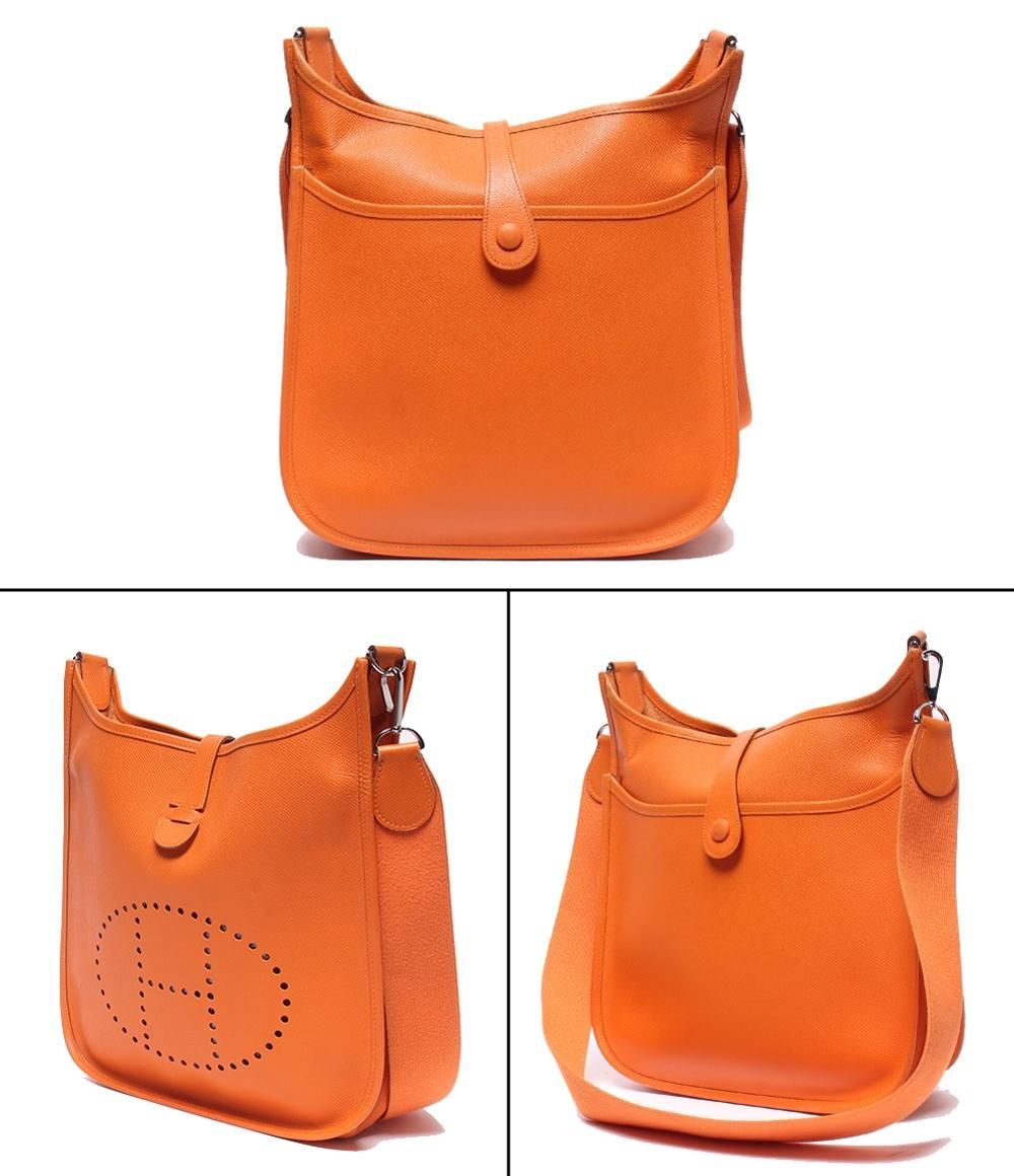 Hermes Shoulder Bag Crossbody Silver Evelyne — view 2