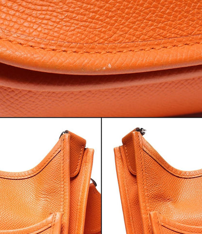 Hermes Shoulder Bag Crossbody Silver Evelyne — view 6