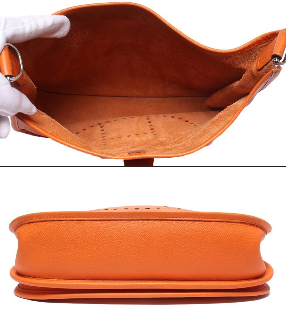 Hermes Shoulder Bag Crossbody Silver Evelyne — view 3
