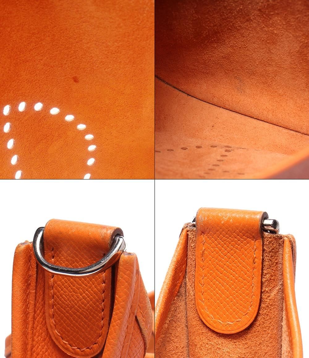 Hermes Shoulder Bag Crossbody Silver Evelyne — view 8