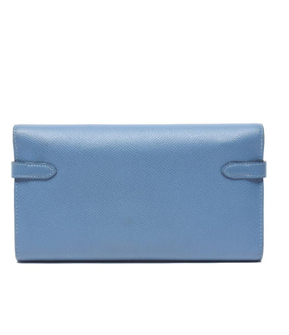 Hermes Wallet Silver Veau Epsom Kelly — view 2