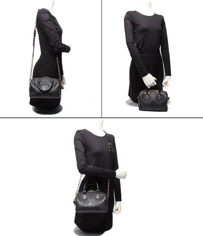Louis Vuitton 2-Way Shoulder Bag Crossbody Speedy Bandouliere 20 Monogram — view 9