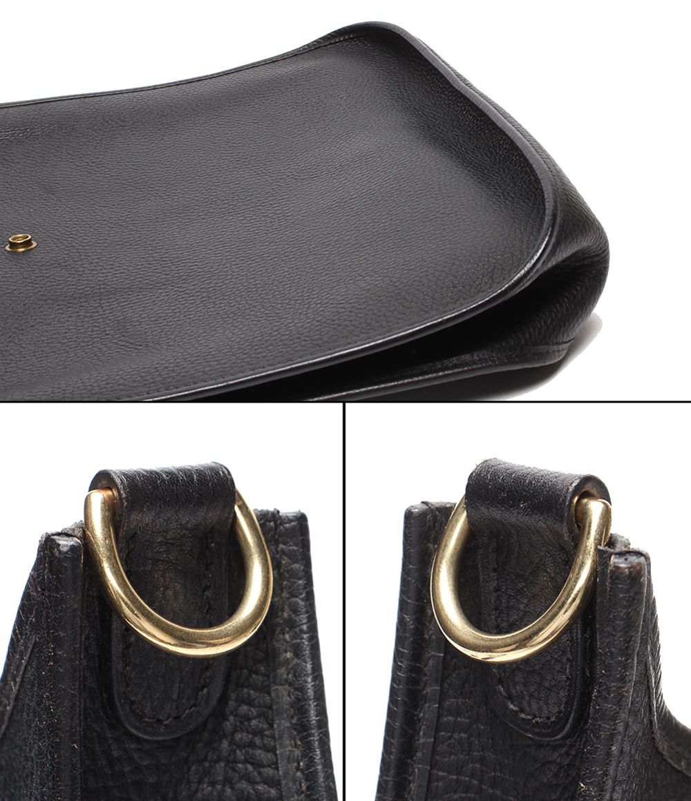 Hermes Shoulder Bag Gold Evelyne GM — view 6