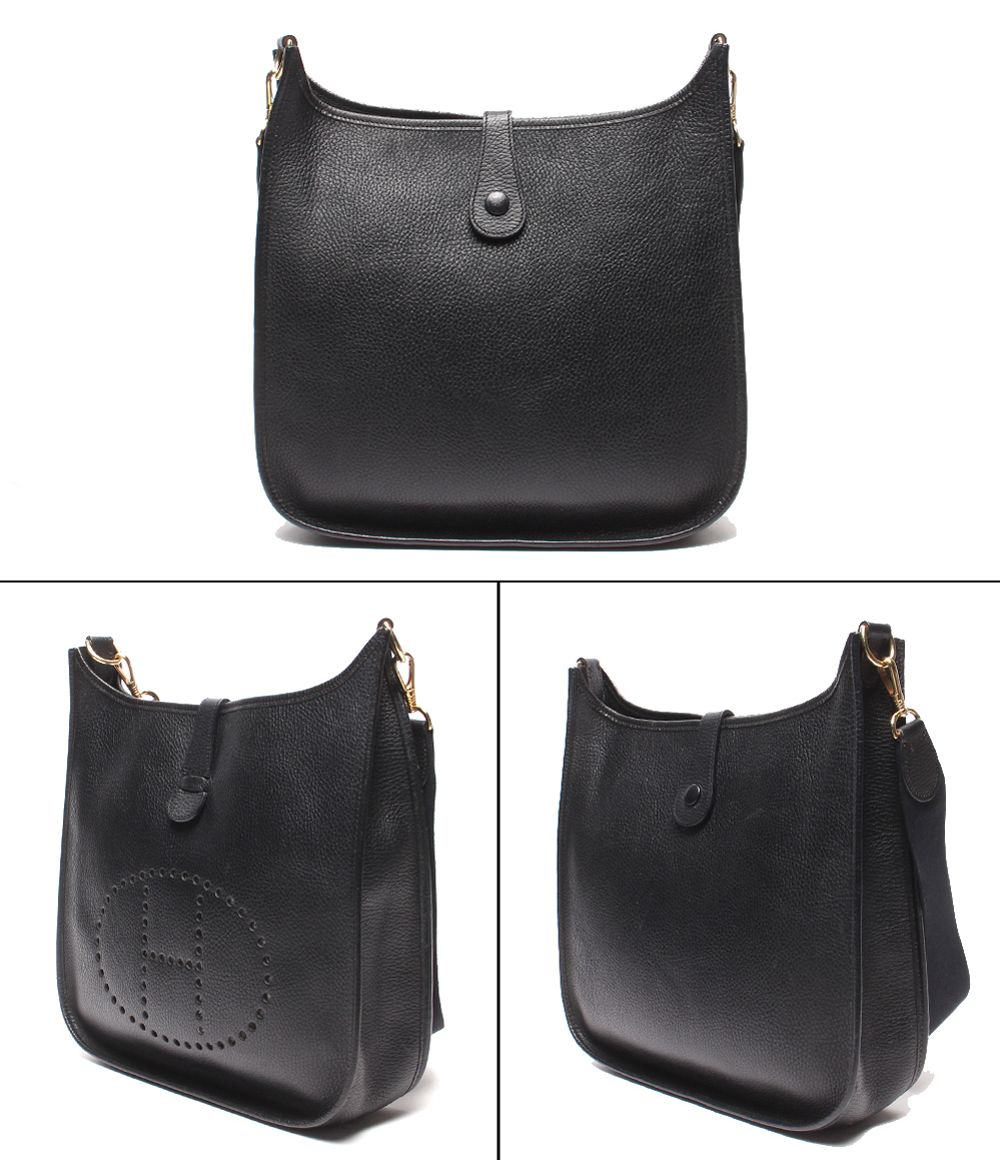 Hermes Shoulder Bag Gold Evelyne GM — view 2