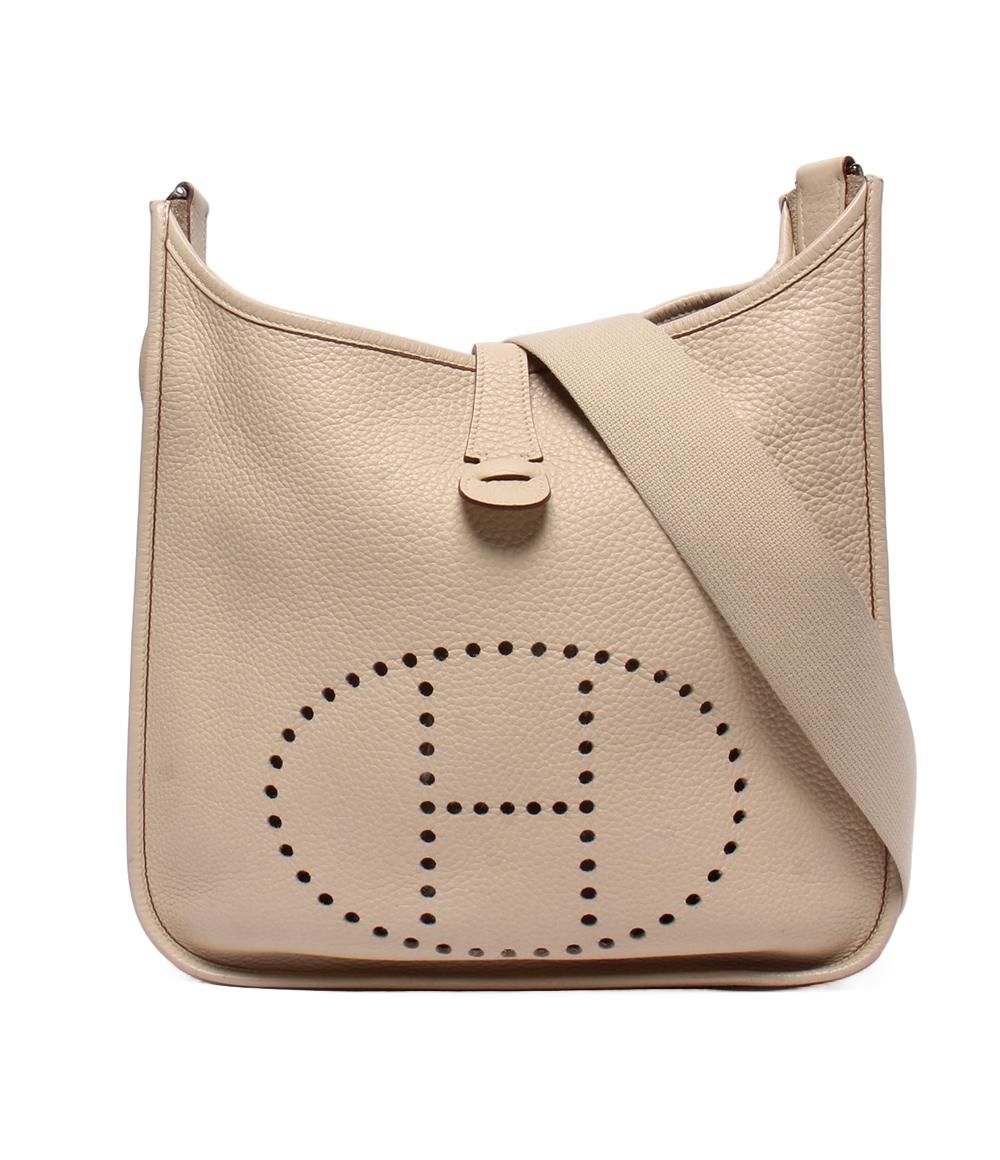 Hermes Shoulder Bag Silver Crossbody Evelyne 1 PM