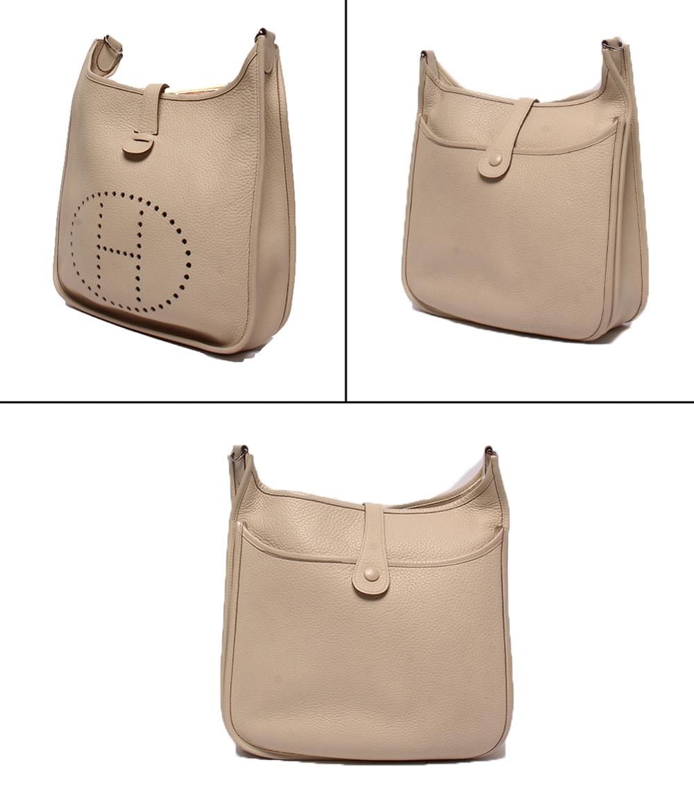 Hermes Shoulder Bag Silver Crossbody Evelyne 1 PM — view 2
