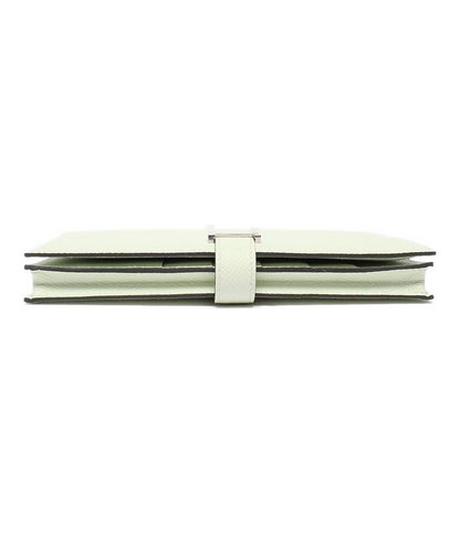 Hermes Wallet Silver Vert Veau Epsom Bearn — view 6