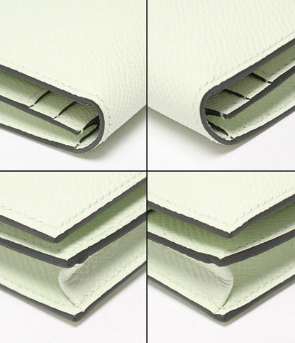 Hermes Wallet Silver Vert Veau Epsom Bearn — view 5