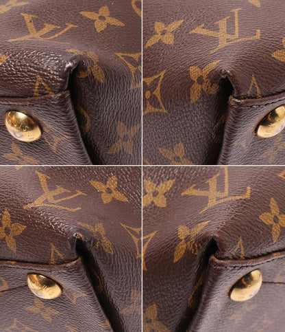Louis Vuitton 2-Way Shoulder Bag Crossbody Tote MM Monogram — view 5