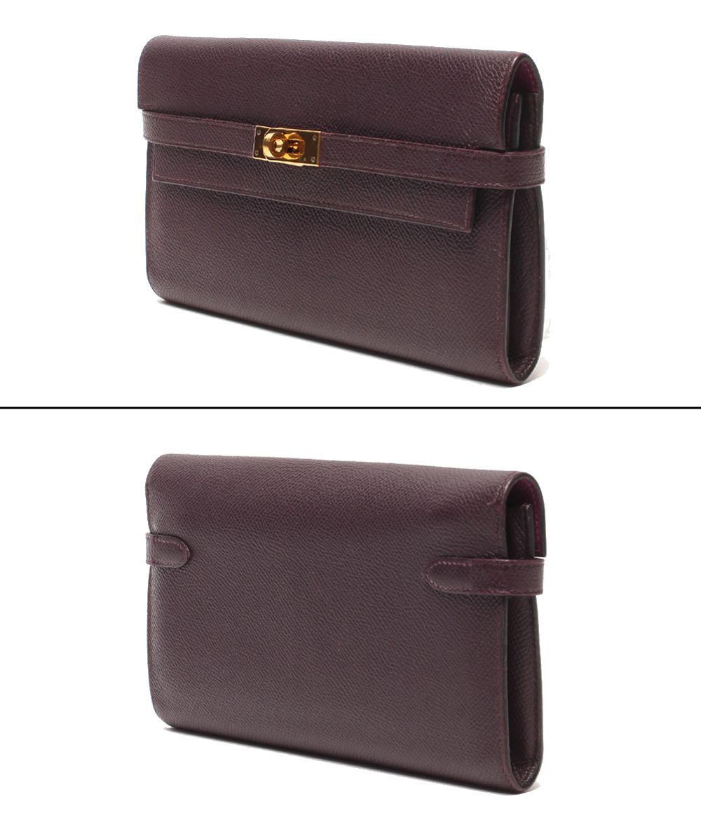Hermes Wallet Gold Kelly — view 3