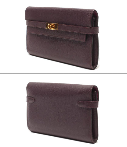 Hermes Wallet Gold Kelly — view 3