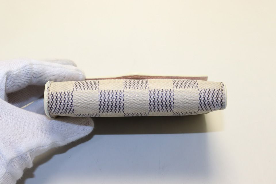 Louis Vuitton Damier Azur Portefeuille nineto Leather Wallet — view 3
