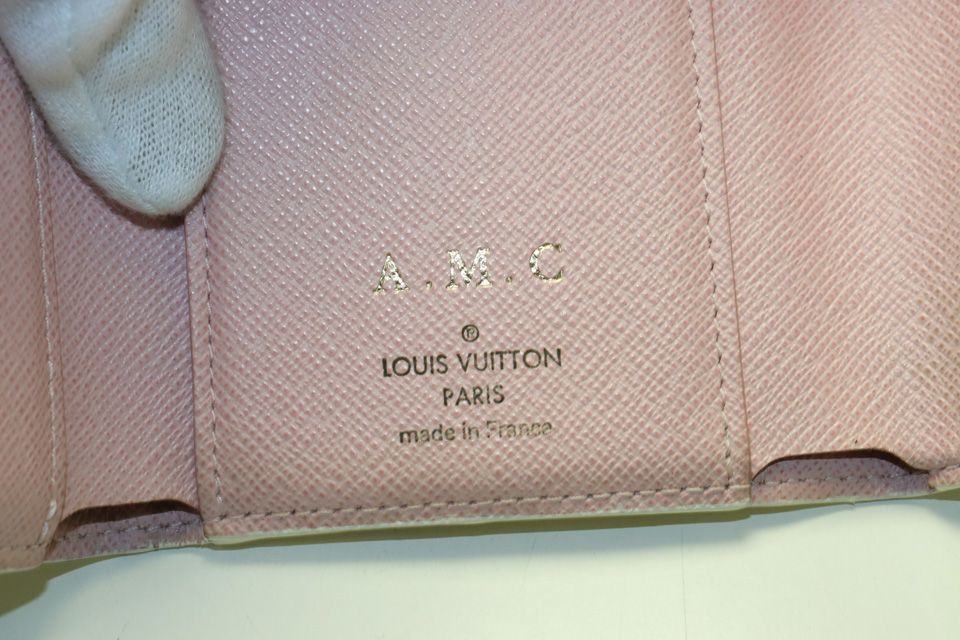 Louis Vuitton Damier Azur Portefeuille nineto Leather Wallet — view 8