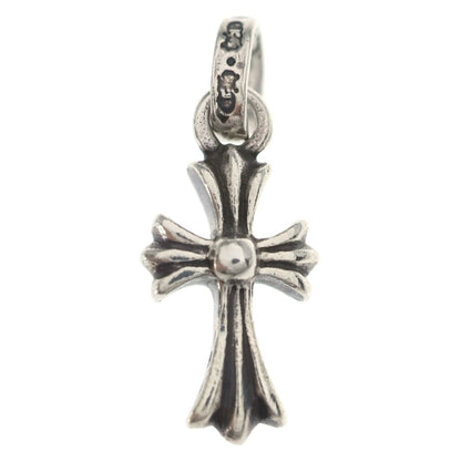 Chrome Hearts Crs Baby Fat Cross Pendant Top Silver