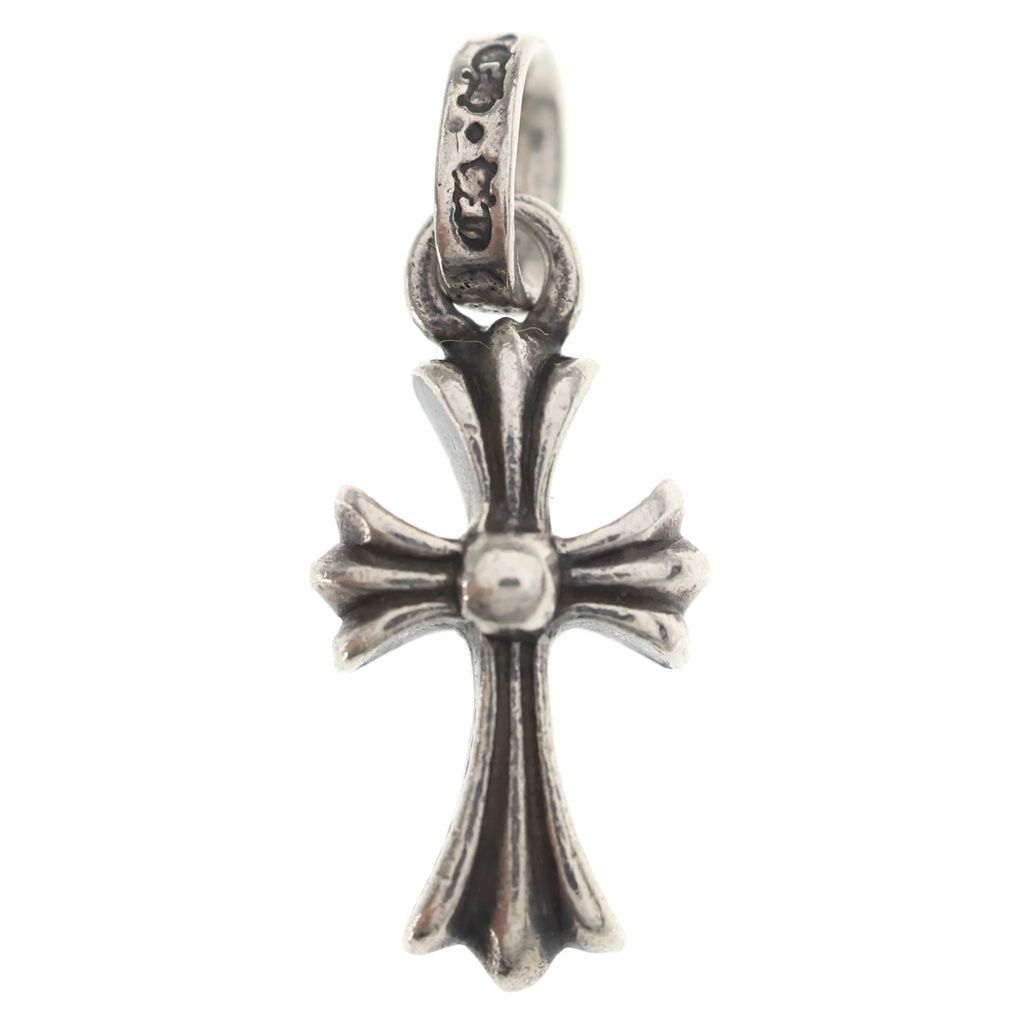 Chrome Hearts Crs Baby Fat Cross Pendant Top Silver — view 2