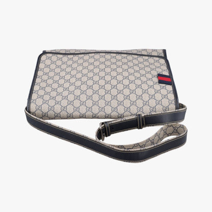 Gucci GG Spuri Bag Beige Black Canvas Leather — view 8