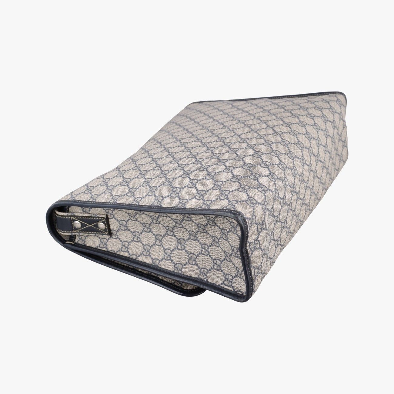Gucci GG Spuri Bag Beige Black Canvas Leather — view 7