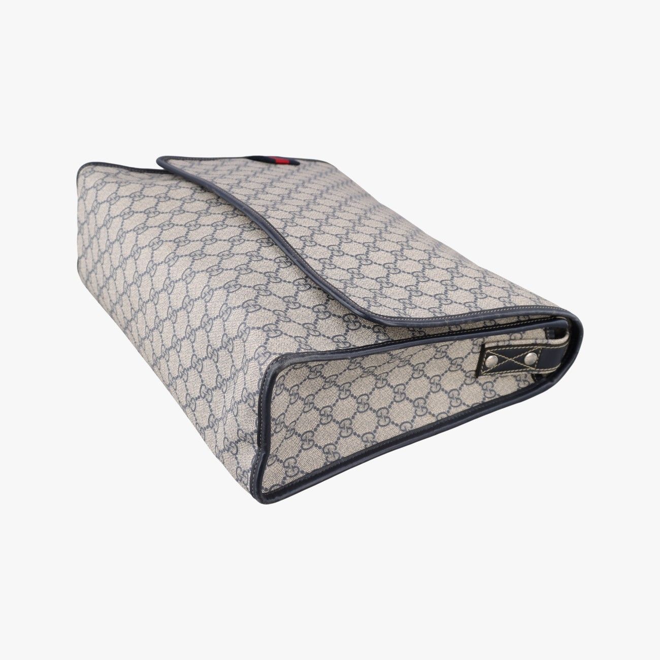 Gucci GG Spuri Bag Beige Black Canvas Leather — view 4