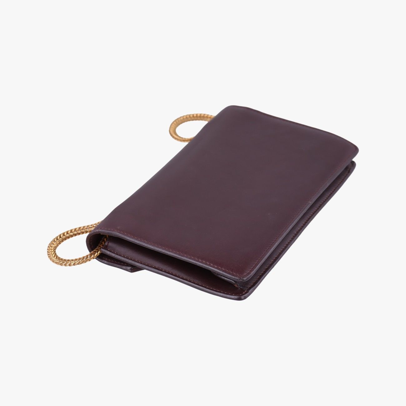 Saint Laurent Yves Red Leather Messenger Bag — view 7