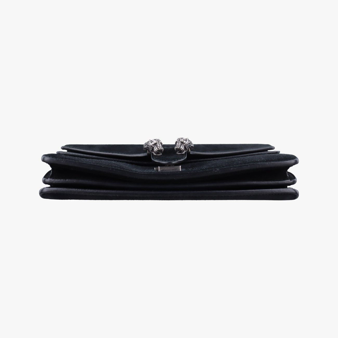 Gucci Black Suede Leather Messenger Bag — view 3