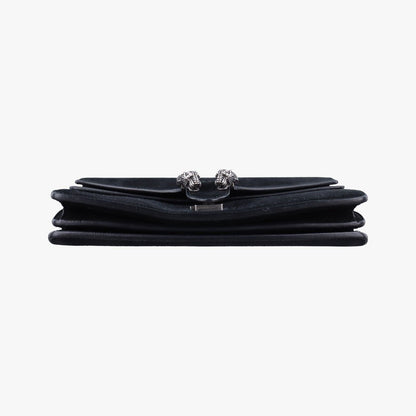 Gucci Black Suede Leather Messenger Bag — view 3